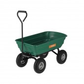 FLO 90205 Carucior tip remorca pentru gradina, Flo capacitate 75 l
