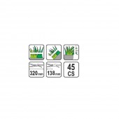 FLO 99300 Foarfeca pentru tuns gazon Flo 320 mm