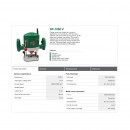 Freza electrica 1050 W, DWT OF-1050V, viteza variabila