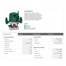 Freza electrica 2100W, DWT OF-2100V, viteza variabila