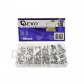 Geko G02911 Set 150 piulite nituibile din aluminiu Geko G02911