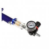 Geko G03151 Pistol de vopsit cu reductor, manometru si filtru, Geko G03151, HVLP, 1.4 mm, 600 ml