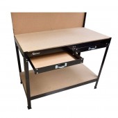 Geko G10870 Banc de lucru Geko G10870, 2 sertare, 1200 x 600 x 9 mm, Otel