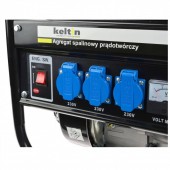 Geko K00256 Generator de curent pe benzina TRIFAZIC/MONOFAZIC Geko Keltin K00256, 2500W, 230/400V, 6.5CP