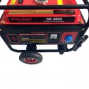 Generator benzina Worcraft GG-3800, WT170F, putere max 3.1 KW, AVR, roti transport
