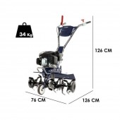 GeoTech K601922 Motosapa BullMach Flora, 1 viteza, 4.5 CP, Latime lucru 68 cm