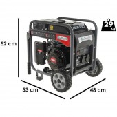 GeoTech K601948 Generator pe benzina tip inverter Geotech IG3800 EVO, 3.8 kW, 4 timpi, Monofazat