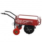 GeoTech K602856 Carucior electric Geotech E-Truck, 2 motoare 2x500W, max 200 Kg, Li-Ion 6Ah, 40V, 6 km/h, Laturi extensibile