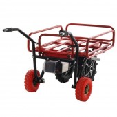 GeoTech K602856 Carucior electric Geotech E-Truck, 2 motoare 2x500W, max 200 Kg, Li-Ion 6Ah, 40V, 6 km/h, Laturi extensibile