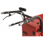 GeoTech K603066 Roaba electrica cu cuva rabatabila, Geotech E300, putere 650 W, 6 km/h, 300kg/180 L