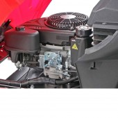 GeoTech K608095 Tractoras pentru gazon, GeoTech 7.5 CP, Diametru taiere cu 2 lame 68.5 cm, Inaltime taiere 35-75 mm, 6 viteze