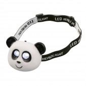 Home HLP 2 P Lanternă frontală cu LED-uri, Home HLP 2 P, urs panda, 2 leduri