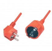 Home NV2-10/O Cablu prelungitor cu cupla, Home NV2-10/O, 10 m, stecher si priza cu impamantare, IP20