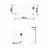 Home SO-FK420 WIFI Convector smart Home FK 420 WIFI, 2 trepte de putere, 1000/2000W, IPX4