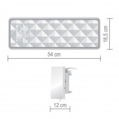 Home SO-FKF54202 Aeroterma electrica de perete Home FKF 54202, 2 trepte de putere, 2000W, termostat, telecomanda