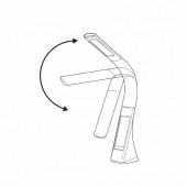 Home SO-LA 8/BK Lampa de birou cu LED-uri si ceas, negru, Home LA 8/BK, 25 led-uri