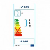 Home SO-LA 8/BK Lampa de birou cu LED-uri si ceas, negru, Home LA 8/BK, 25 led-uri