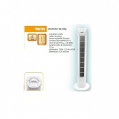 Home so-TWF81 Ventilator tip stalp, alb, Home TWF81, inaltime 80 cm, putere 45 W, 3 viteze