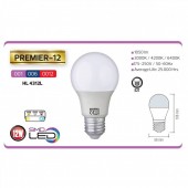 Horoz 001-006-0012-SET/3000K Set 10 becuri Led Premier-12, putere 12 W, 1050 lm, 3000k, E27