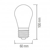 Horoz 001-018-0008 Bec Led Infinity, 8W (64W), 600 lm, lumina neutra 4200K, E27