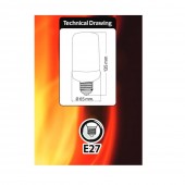 Horoz 001-048-0005 Bec cu efect flacara Fireflux, E27 , 5W, 115lm
