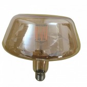 Horoz 001-050-0008 Bec Led decorativ Ginza Amber 8W, 620 lm, Lumina calda 2200 k, E27