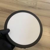 Horoz 016-025-0018/6000K Panou led Caroline 18 Black, rotund, lumina rece 6400 k, 18 W, diametru 21 cm, 1850 lm, 100-265 V