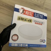Horoz 016-064-0048/6400K/ALB Plafoniera led Horoz Sofia 48, Aluminiu, lumina rece, 48W, diametru 300 mm, 4320 lm, Alba