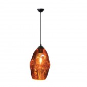 Horoz 021-014-0002CHROME Pendula Meteor Copper, max 60W, sticla