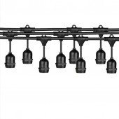 Horoz 022-001-0002 Cablu ghirlanda luminoasa Carnaval-2, fasunguri E27, 10m, interconectabila, IP44, maxim 1500W