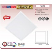 Horoz 056-002-0045 Panou led Galaksi-45, patrat, lumina rece, 45W, 60x60cm, 3150 lm, Lumina rece 6400K