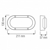 Horoz 071-005-0008 Aplica cu led Suphan Black, 8W, Negru, corp aluminiu, 515lm, lumina neutra 4000K