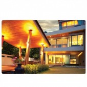 Horoz 075-008-0001 Aplica de exterior Manolya-1, Inox, IP44, GU10, max 35W