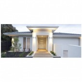 Horoz 075-009-0002/ Aplica de exterior Mango-2, Inox, IP44, E27, max 75W