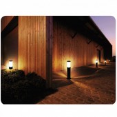 Horoz 075-014-0005 Lampa de gradina Kavak-5, corp aluminiu, 800x89x130 mm, negru, IP44