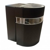 Horoz 075-019-0003 Aplica de exterior Regnum-3, Otel inoxidabil, IP44, 1xGU10