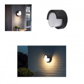 Horoz 076-019-0012/NEGRU Aplica de exterior Suga-12/RC, putere 12W, lumina neutra 4200K, 1160lm, 85-265V, IP65