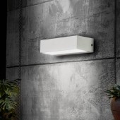 Horoz 076-037-0009/ALB Aplica de exterior Andiz White, putere 9W, lumina neutra 4200K, 450lm, 100-265V, IP65