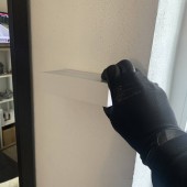 Horoz 076-037-0009/ALB Aplica de exterior Andiz White, putere 9W, lumina neutra 4200K, 450lm, 100-265V, IP65