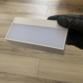 Horoz 076-037-0009/ALB Aplica de exterior Andiz White, putere 9W, lumina neutra 4200K, 450lm, 100-265V, IP65