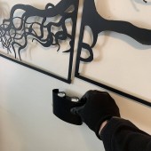 Horoz 076-039-0004/NEGRU Aplica de exterior Proton-4, Aluminiu, putere 4W, lumina neutra 4200K, 360lm, 85-265V, IP65