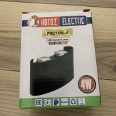 Horoz 076-039-0004/NEGRU Aplica de exterior Proton-4, Aluminiu, putere 4W, lumina neutra 4200K, 360lm, 85-265V, IP65