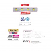 Horoz 081-003-0002 Banda Led multicolora Thames RGB Three Chips, 5m, waterproof IP65, 72W, 12V, 4320 lm, IP65
