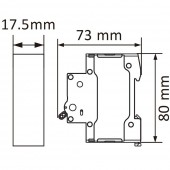 Horoz 114-001-1006 Siguranta automata Horoz MCB 6A, 1 Pol, curba declansare B, curent rupere 4.5kA
