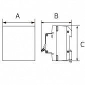 Horoz 114-002-3016 Siguranta automata Horoz MCB 16A, 3 Poli, curba declansare C, curent rupere 4.5kA