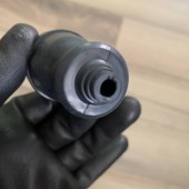 Horoz 800.400.002 Stecher cauciucat Horoz Schuko, 16A, negru, 220V