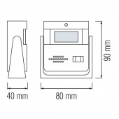 Horoz SO-HL454 Sonerie cu senzor de miscare 6 m, Helix HL 454, intampinare si avertizare