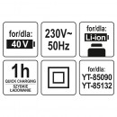 Incarcator acumulator 40V, Yato YT-85133