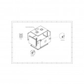 Kemot LEC-KOM-544006 Rack de perete 6u 19 inch dekro