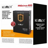 Kemot LEC-URZ3409 Ups centrale termice sinus pur 800va/500w 12v kemot